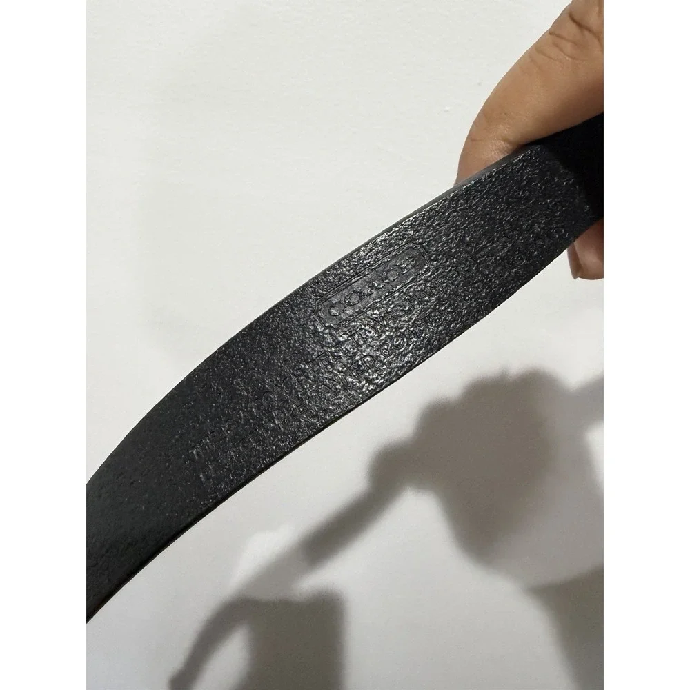 COACH 8566 Black Cowhide Belt Women's Size Small